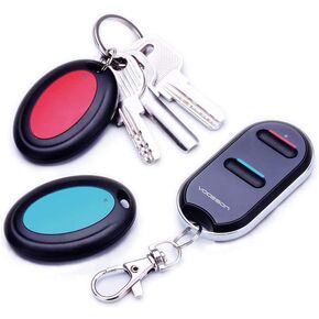 VODESON Key Finder - 100dB RF Locator for TV Remotes & More, Simple Operation, No Smartphone Required, Perfect for The Elderly - Audible Alarm Keychain/Wallet Tracker in Kuwait