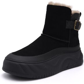 أحذية الثلوج الشتوية النسائية للطقس البارد، أحذية مريحة للمشي في الشتاء الدافئ in Kuwait