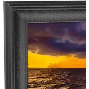 إطار صورة 10x32 إطار ملصقات 10x32 من الخشب الصلب أسود 10x32 إطار بانورامي 10x32 بوصة إطار صورة للجدار بما في ذلك الأجهزة المعلقة (Y23B1032) in Kuwait