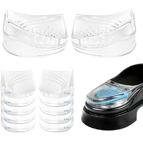 10PCS Adjustable Heel Wedge Inserts for Supination & Overpronation Correction, Orthotics Adhesive Medial & Lateral Heel Insoles for Bow Legs & Foot Alignment (L: W 7-11, M 7-10 5 Layers) in Saudi Arabia