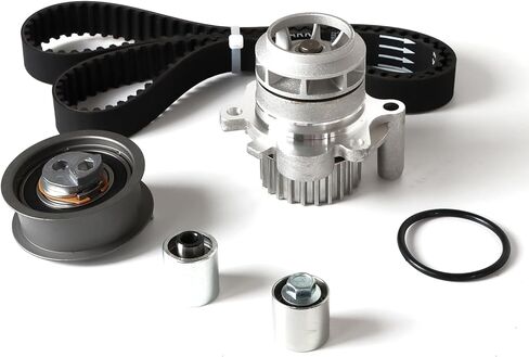 Timing Belt Kit with Water Pump WP335K1A 130-1920 Fits for 2004-2008 Aveo 1.6L DOHC L4 16V, for 2007-2008 AVEO5 1.6L DOHC L4 16V Engine, with 1-Year Warranty in Kuwait