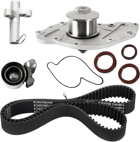 Timing Belt Kit with Water Pump WP335K1A 130-1920 Fits for 2004-2008 Aveo 1.6L DOHC L4 16V, for 2007-2008 AVEO5 1.6L DOHC L4 16V Engine, with 1-Year Warranty in Kuwait