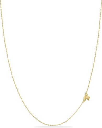 KEZEF 18K Gold over Silver Chain, Gold Chain Women, 1mm Cable Sterling Silver Chain Necklace for Women, Diamond-Cut Elegant, Thin, Sturdy, 16, 18, 20, 22, 24 Inches in Kuwait