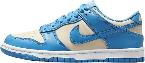 حذاء Nike Dunk Low Big للأطفال (FB9109-400، أزرق بيوند/شاطئ/أبيض/أزرق بيوند) مقاس 6 in Kuwait