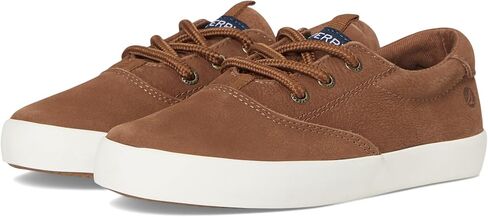 حذاء رياضي كاجوال للأولاد من Sperry Spinnaker قابل للغسل - جلد/قماش قابل للغسل في الغسالة، راحة من الإسفنج الذكي، نعل خارجي مطاطي لا يترك علامات in Kuwait