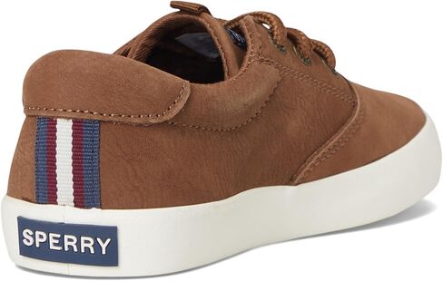 حذاء رياضي كاجوال للأولاد من Sperry Spinnaker قابل للغسل - جلد/قماش قابل للغسل في الغسالة، راحة من الإسفنج الذكي، نعل خارجي مطاطي لا يترك علامات in Kuwait
