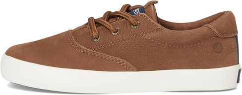 حذاء رياضي كاجوال للأولاد من Sperry Spinnaker قابل للغسل - جلد/قماش قابل للغسل في الغسالة، راحة من الإسفنج الذكي، نعل خارجي مطاطي لا يترك علامات in Kuwait