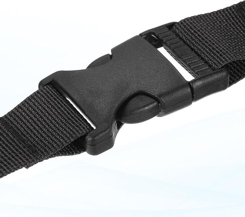 MECCANIXITY 4pcs Fanny Pack Extender Strap, 12" x 1" Belt Bag Waist Bag Extension Strap for Fanny Pack, Pouch, Backpack, Black in Saudi Arabia