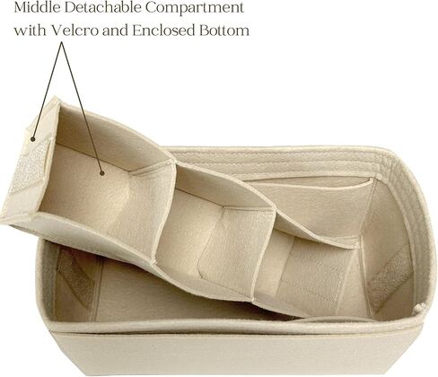 منظم لحقيبة المرحاض Dopp Kit، إدراج حقيبة أدوات الزينة (أسود) in Kuwait