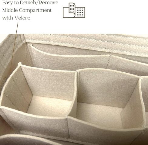 منظم لحقيبة المرحاض Dopp Kit، إدراج حقيبة أدوات الزينة (أسود) in Kuwait