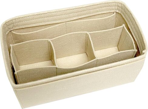 منظم لحقيبة المرحاض Dopp Kit، إدراج حقيبة أدوات الزينة (أسود) in Kuwait