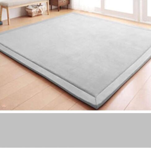 Coral Velvet MatArea Rugs,Yoga Mat Exercise Pads,children'sLarge Foldable Play Mat, Extra Soft Activity Floor Mat Playroom Bedroom-F-120 * 200cm in Saudi Arabia