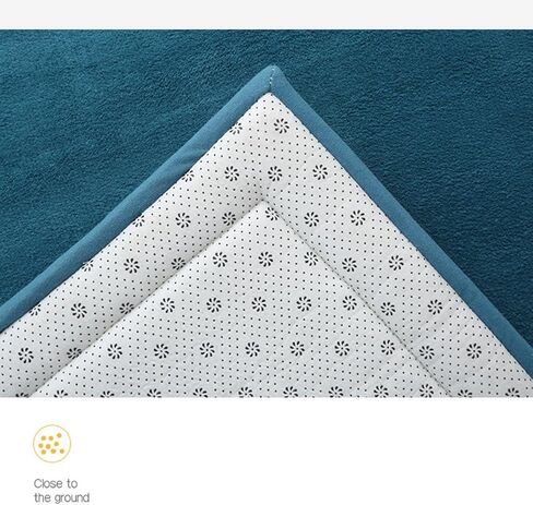 Coral Velvet MatArea Rugs,Yoga Mat Exercise Pads,children'sLarge Foldable Play Mat, Extra Soft Activity Floor Mat Playroom Bedroom-F-120 * 200cm in Saudi Arabia