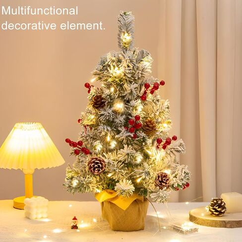 20-Pack Artificial Red Berry Stems, 6.5 Inch Holly Picks for Xmas DIY Holiday Decor in Saudi Arabia