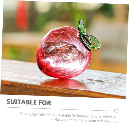 Artificial Peach Crystal Fruit Figurines Realistic Peach Decor for Tabletop Desk and Party Decorations Faux Fruit Ornament for Home Dorm Room and Bathroom Decor in Saudi Arabia