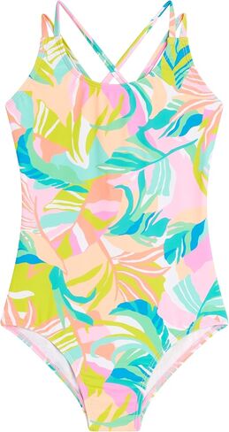 Kanu Surf Girls Reese UPF 50 Beach Sport Criss-Cross One Piece Swimsuit in Saudi Arabia