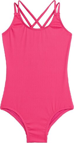 Kanu Surf Girls Reese UPF 50 Beach Sport Criss-Cross One Piece Swimsuit in Saudi Arabia