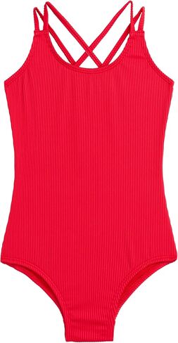 Kanu Surf Girls Reese UPF 50 Beach Sport Criss-Cross One Piece Swimsuit in Saudi Arabia