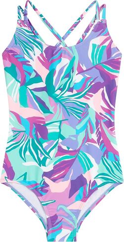Kanu Surf Girls Reese UPF 50 Beach Sport Criss-Cross One Piece Swimsuit in Saudi Arabia