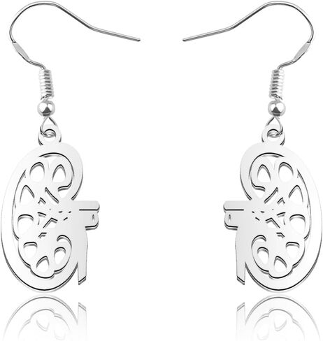 OKEYCH Kidney Donor Awareness Gift Kidney Anatomy Earrings Kidney Transplant Jewelry Nephrologist Doctor Nurse Gift in Saudi Arabia