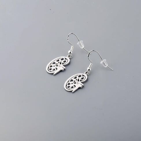 OKEYCH Kidney Donor Awareness Gift Kidney Anatomy Earrings Kidney Transplant Jewelry Nephrologist Doctor Nurse Gift in Saudi Arabia