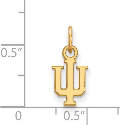 Indiana Extra Small (3/8 Inch) Pendant (14k Yellow Gold) in Saudi Arabia