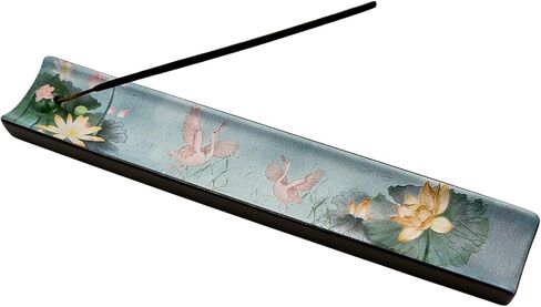 Incense Holder for Sticks, Ceramic Incense Burner with Ash Catcher, Aesthetic Decor for Home, Room & Office, Unique Gifts for Housewarming Yoga, Meditation & Spa in Saudi Arabia