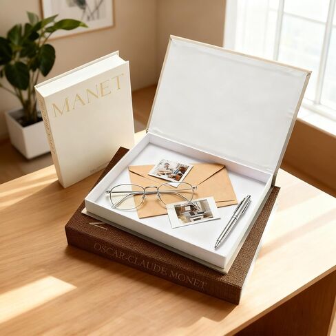 Beautiful Decorative Books, Set of 3 Linen Faux Book for Coffee Table, Aesthetic Fake/Faux Books for Home Decor, Photo Storage, and as a Keepsake Storage in Saudi Arabia