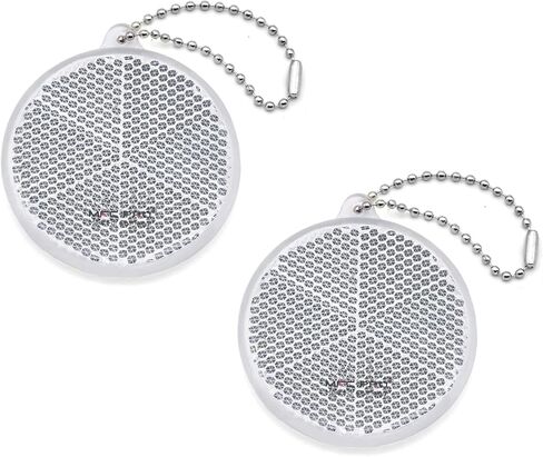 Safety Reflectors - Stylish Reflective Gear for Jackets, Bags, Purses, Backpacks, Strollers and Wheelchairs (Circle, Mix-4-Pack) in Saudi Arabia