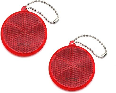 Safety Reflectors - Stylish Reflective Gear for Jackets, Bags, Purses, Backpacks, Strollers and Wheelchairs (Circle, Mix-4-Pack) in Saudi Arabia