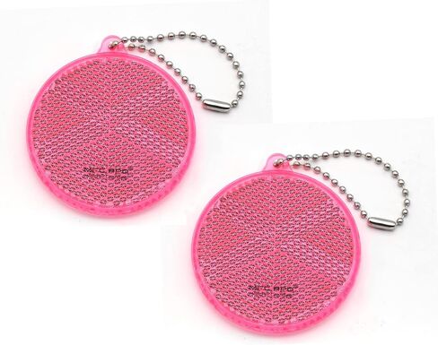 Safety Reflectors - Stylish Reflective Gear for Jackets, Bags, Purses, Backpacks, Strollers and Wheelchairs (Circle, Mix-4-Pack) in Saudi Arabia