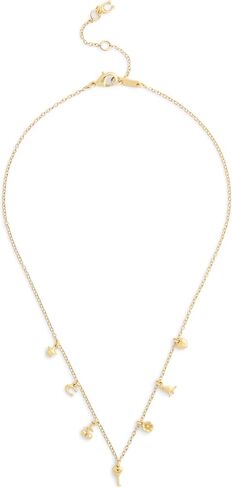 COACH Jewelry Women's Charming Charms Signature Mini Bib Necklace in Saudi Arabia