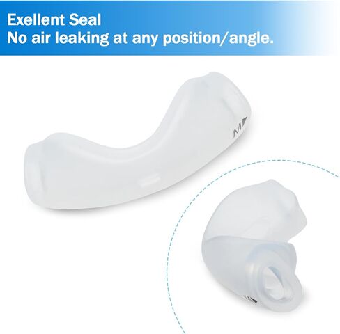 وسادة الأنف لـ DreamWear ZISONU مزودة بجل السيليكون الناعم لمستخدمي CPAP مقاس M (1) in Kuwait