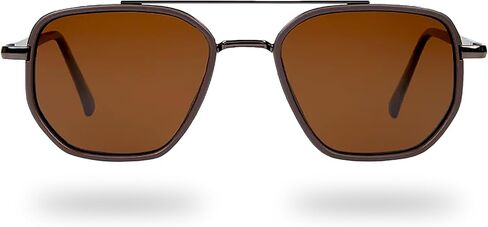 Glass Theory Polarized Aviator Sunglasses for Women and Men-UV400 Protection-Lightweight Metal Frame-Trendy Aviator Shades in Saudi Arabia