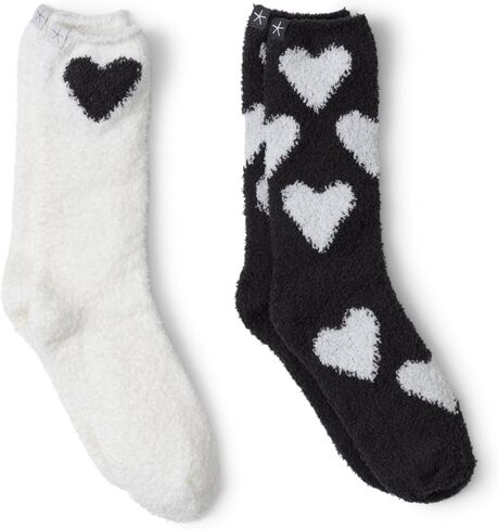 Barefoot Dreams Women's CozyChic Heart Print Socks Set in Saudi Arabia