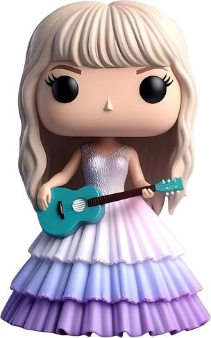 Cute Singer Star Doll Epoxy Resin Fashion Doll Singing Modeling, Charms Cartoon Style,The Best Gift for Music Fans and Friends (#1) in Saudi Arabia