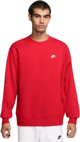 Nike Men's Classic Logo Logo Crew Pullover Sweatshirt in Kuwait