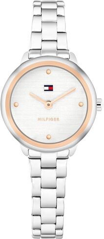 Tommy Hilfiger Women's Quartz Watch – Mini 26mm Stainless Steel Case, Link Bracelet, Dress Casual Style - Gift for Her in Saudi Arabia