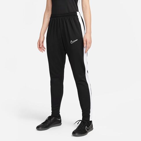بنطال كرة القدم Dri-FIT Academy للسيدات من نايكي (DX0508-010، أسود/أبيض/أبيض) مقاس متوسط in Kuwait
