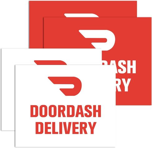 Orange-Yellow Car Magnet for Delivery Vehicle Makes Stops Frequent Stops Deliver Magnet Sign 7.5x25cm(2.9x9.8inch) in Kuwait