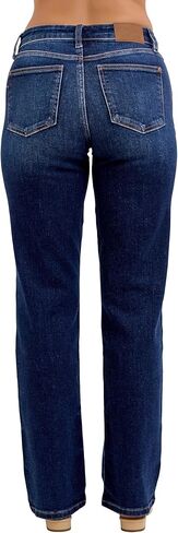 Judy Blue Womens Jeans - Mid Rise Straight (Multiple Inseam Options) in Saudi Arabia