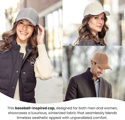 Britt's Knits Hudson Hat Unisex Winterized Baseball Cap in Saudi Arabia