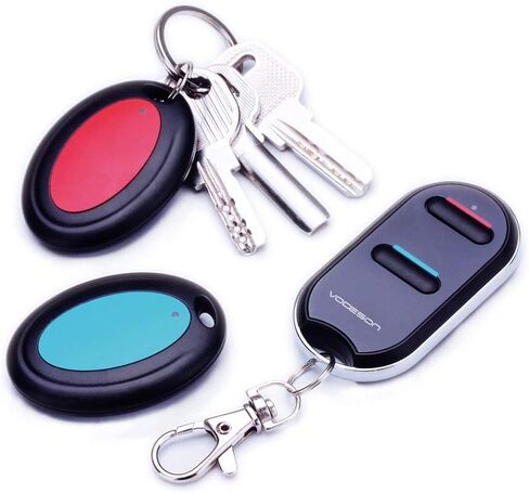 VODESON Key Finder - 100dB RF Locator for TV Remotes & More, Simple Operation, No Smartphone Required, Perfect for The Elderly - Audible Alarm Keychain/Wallet Tracker in Kuwait