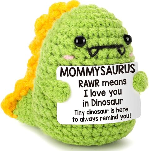 Mini Grandma Birthday Gifts I Love You Grandmasaurus Cute Handmade Crochet Dinosaur Easter Stuff for Grandma to Be Nana Mimi Gammy Gigi Geart Grandma Perfect for Mothers Day Decoration in Kuwait