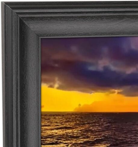 إطار صورة 10x32 إطار ملصقات 10x32 من الخشب الصلب أسود 10x32 إطار بانورامي 10x32 بوصة إطار صورة للجدار بما في ذلك الأجهزة المعلقة (Y23B1032) in Kuwait