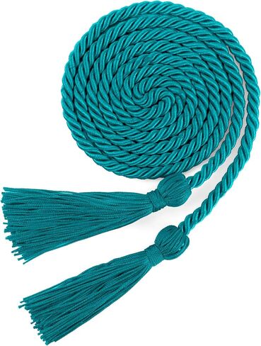 Graduation Cords, Sage Green White Graduation Honor Cord, Honors Grad Ropes Cord for 2026, 66 Inch Long Braided Rope for 2026 Graduations Ceremony Decorations Bachelor Master Doctoral Gown Accessories in Saudi Arabia