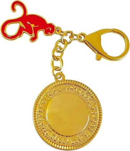 2025 Fengshui Monkey keychain The 4 Elements Cross With Monkey Keychain w5638 in Saudi Arabia