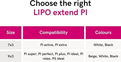 LIPOELASTIC LIPO تمديد PI - موسع حجم حمالة الصدر لحمالات الصدر الضاغطة بعد الجراحة - تمديد خطاف قابل للتعديل 3 صفوف in Kuwait