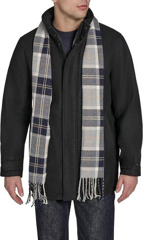 DOCKERS mens Wool Melton Two Pocket Full Length Duffle Coat in Saudi Arabia