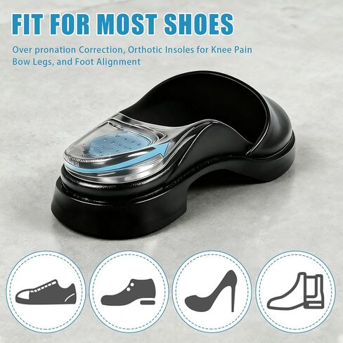 10PCS Adjustable Heel Wedge Inserts for Supination & Overpronation Correction, Orthotics Adhesive Medial & Lateral Heel Insoles for Bow Legs & Foot Alignment (L: W 7-11, M 7-10 5 Layers) in Saudi Arabia